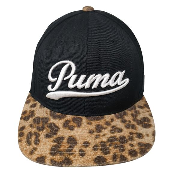Puma Snapback Hat Multicolor One Size Animal Print Embroidered 6 Panel - Picture 1 of 9